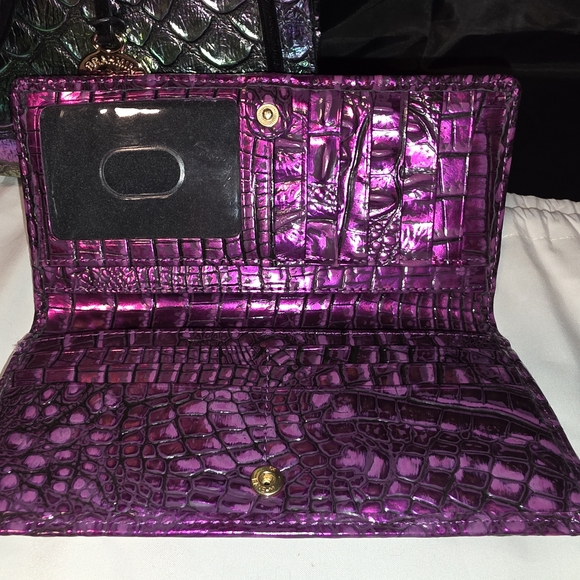 Brahmin Chameleon Tote Bag And Wallet - Picture 3 of 11